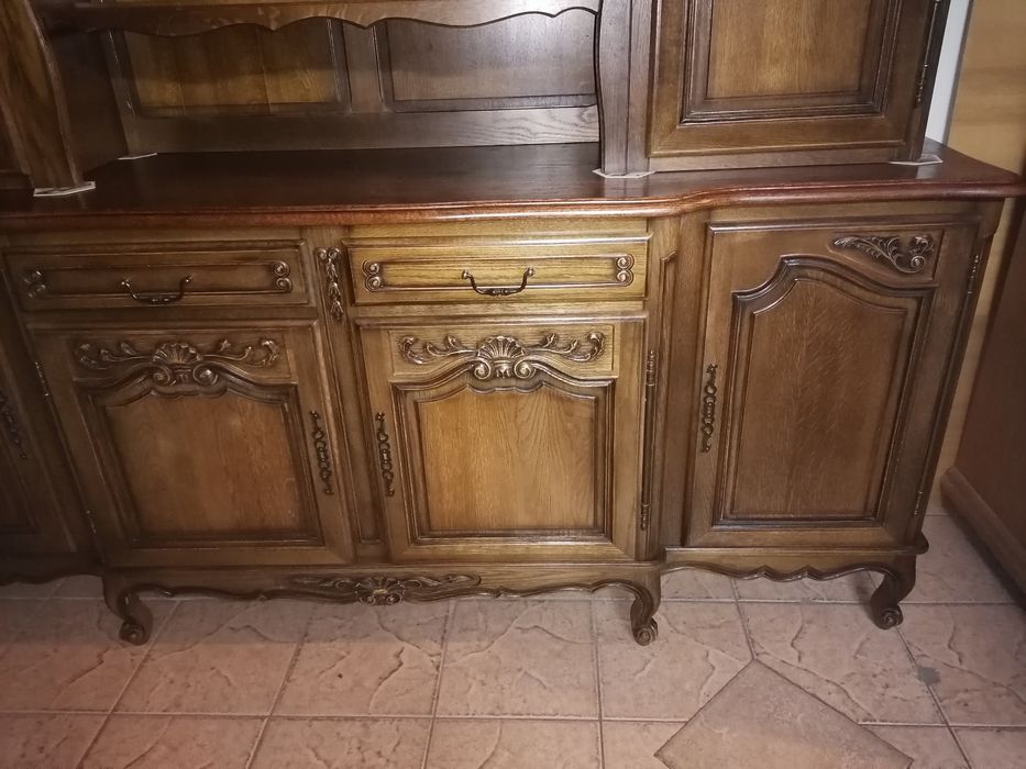 Kredens drewniany - dębowy