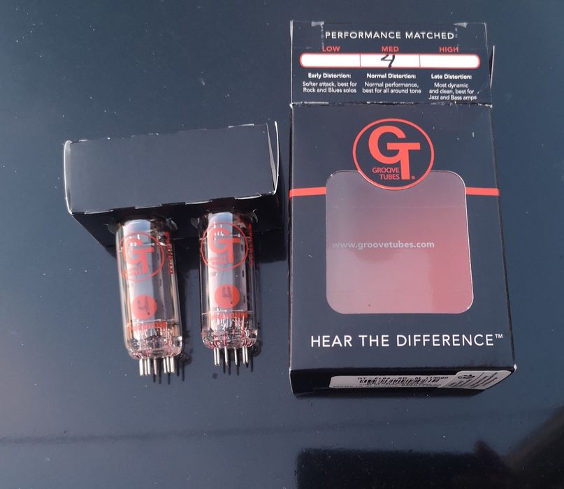 Válvulas Groove Tubes GT-EL84-S Duet Medium Matched Pair