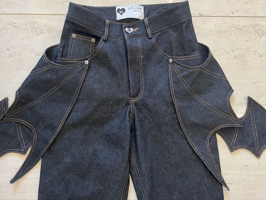 La Lune Bat Wings Jeans