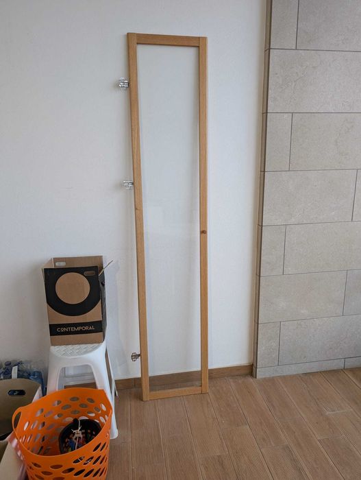 2 PORTAS vidro e carvalho (para BILLY) IKEA ref oxberg