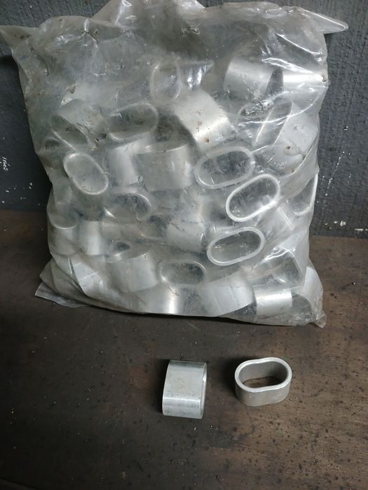 Złączki tulejki aluminiowe do linek