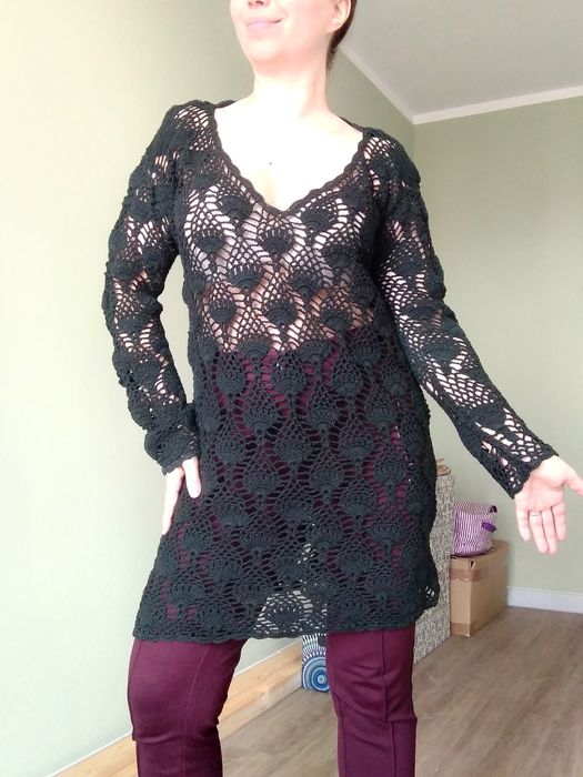 Haftowana sukienka unikat