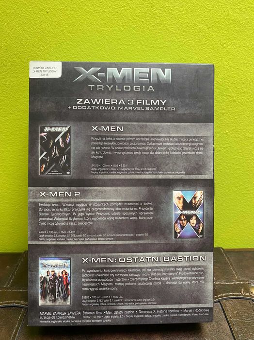 Trylogia X-Men (3 filmy DVD)