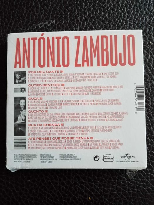 CD António zambujo novo 6 cds