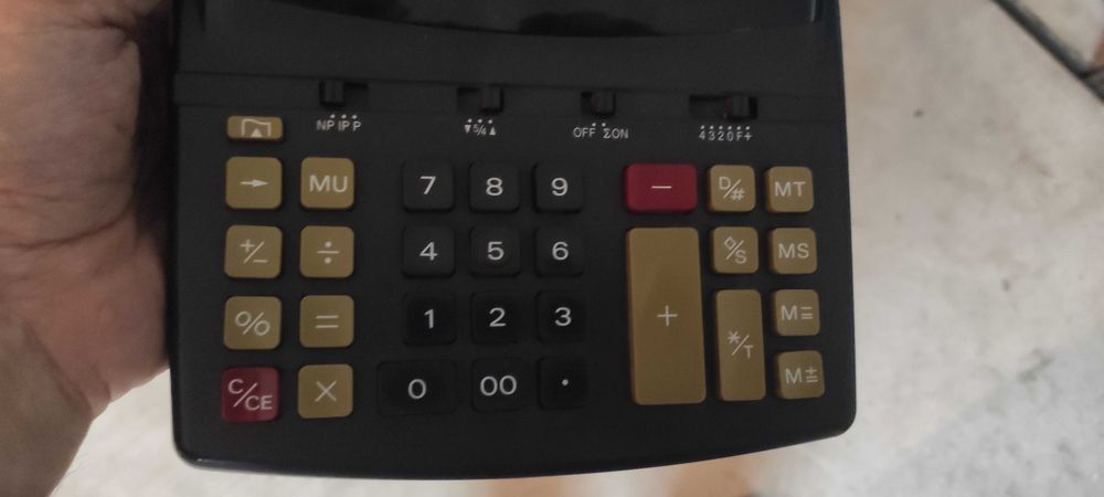 Maquina de calcular com impressora MBO PD 1500