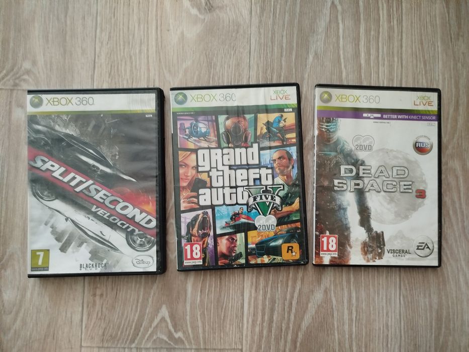 Ігри Xbox 360 футбол, гонки, Майнкрафт