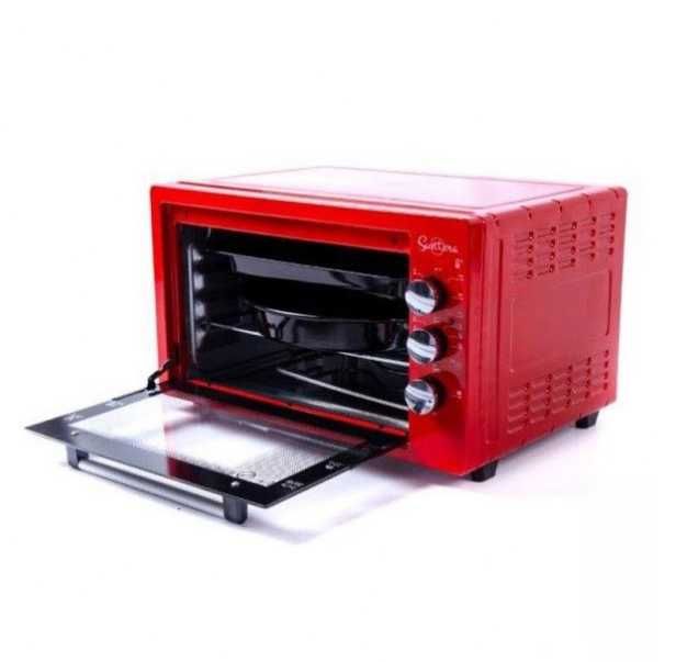 Духовка 45л 1500Вт електрична червона