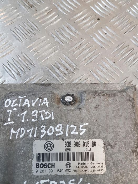Sterownik Silnika Skoda Octavia I 1.9Tdi 038906018Bq