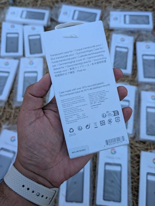Оригінальний чохол Google Pixel 6a Charcoal (Новий) GA03521