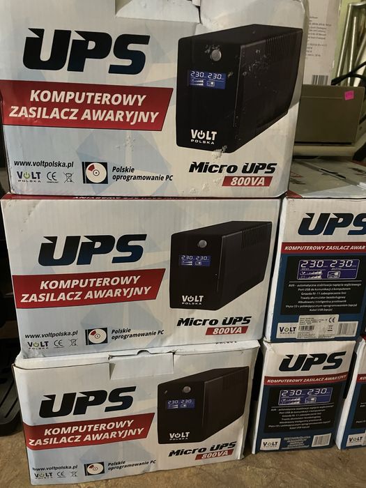 Джерело безперебійного живлення (UPS) Volt Polska Micro UPS 800VA