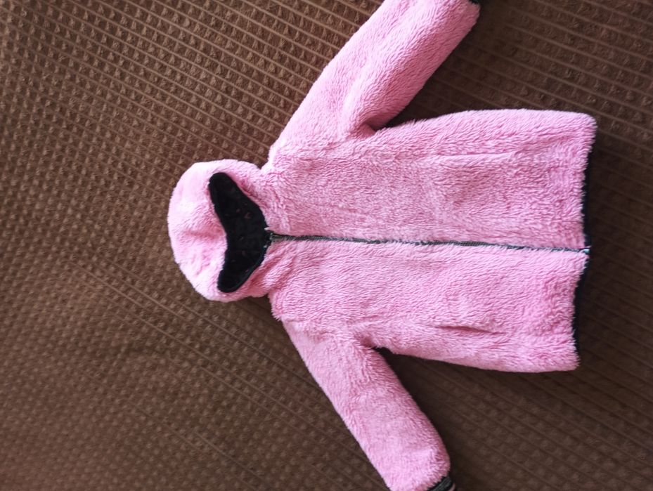 Курточка дівчинці двостороння