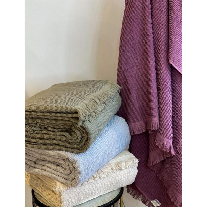 Махровые покрывала Tivolyo Home Natural Slim 220*240 евро