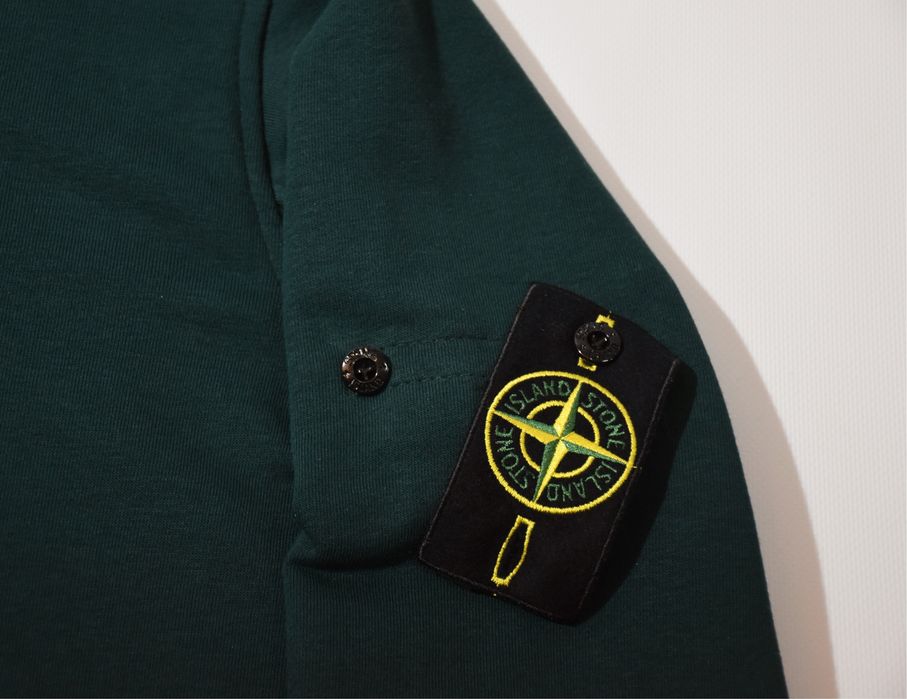 БЕЗ ПЕРЕДОПЛАТИ: Зіп худі Stone Island темно-зелений