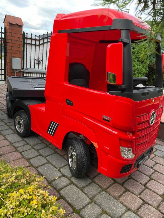 Auto na akumulator TIR Mercedes Naczepa 4x4 Samochód Ciężarówka 8 kół