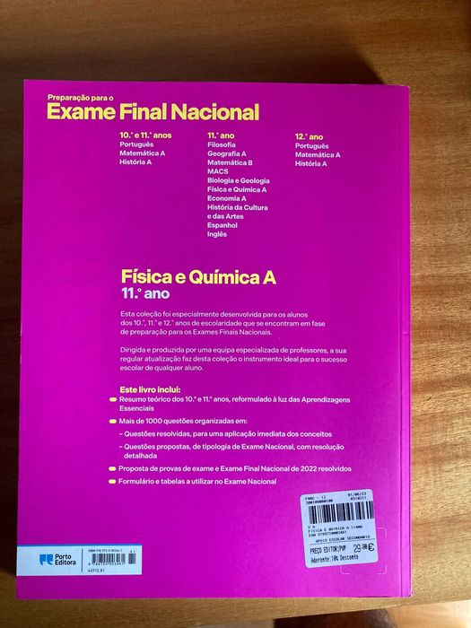 Livro de Preparação para o Exame Nacional de Física e Química A
