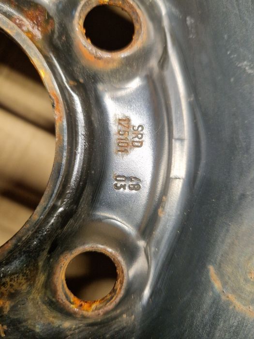 Koło zapasowe dojazdowe dojazdówka 125/80 R17 99M ET 30 5x120 BMW E46 E87 E90 E60