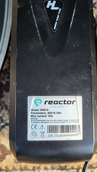 Bateria REACTOR 48V 16.5AH