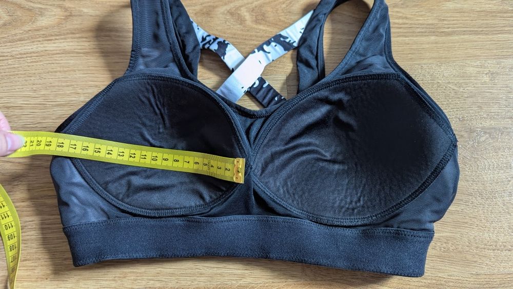 Sportowy biustonosz czarny