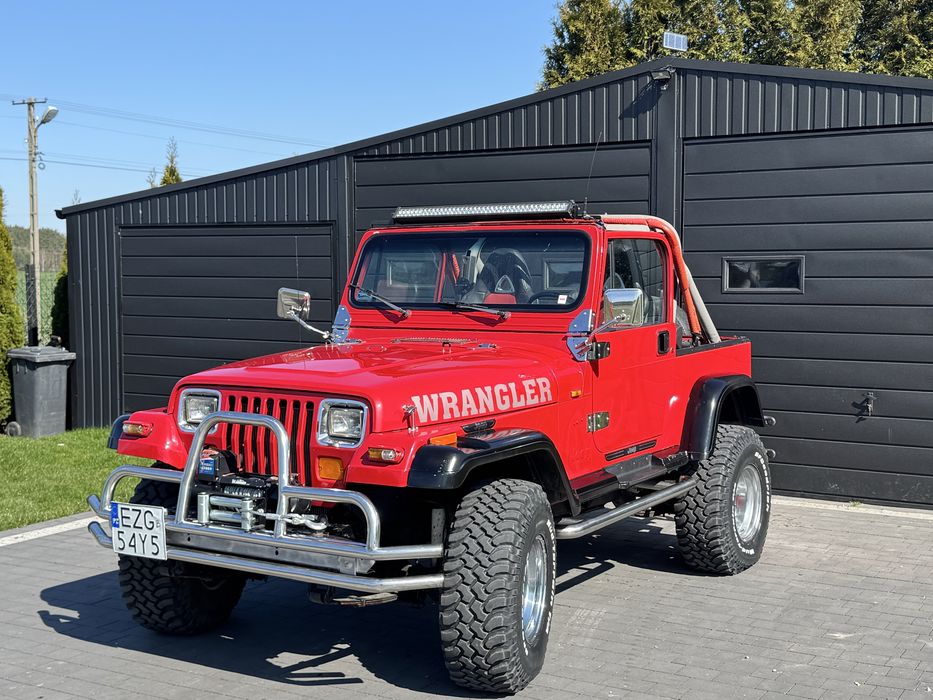Jeep Wrangler YJ Piekne Cabrio Chromy Przelot