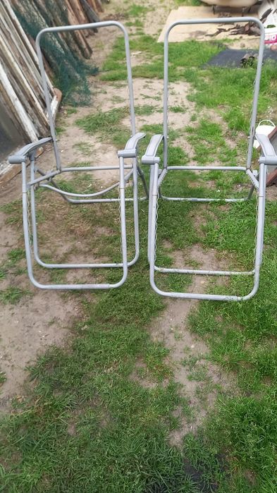 2 leżaki bez pokrowca