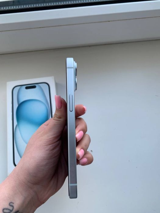 Iphone 15 Blue 128 Gb, стан нового. Оригінал.