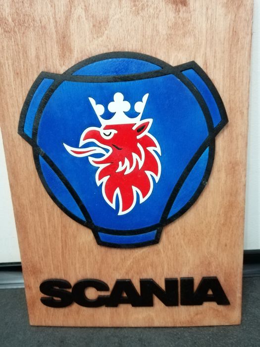 Scania logo A4 sklejla