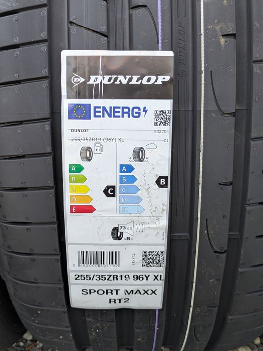255/35R19 Dunlop Sport Maxx RT2 LATO NOWE