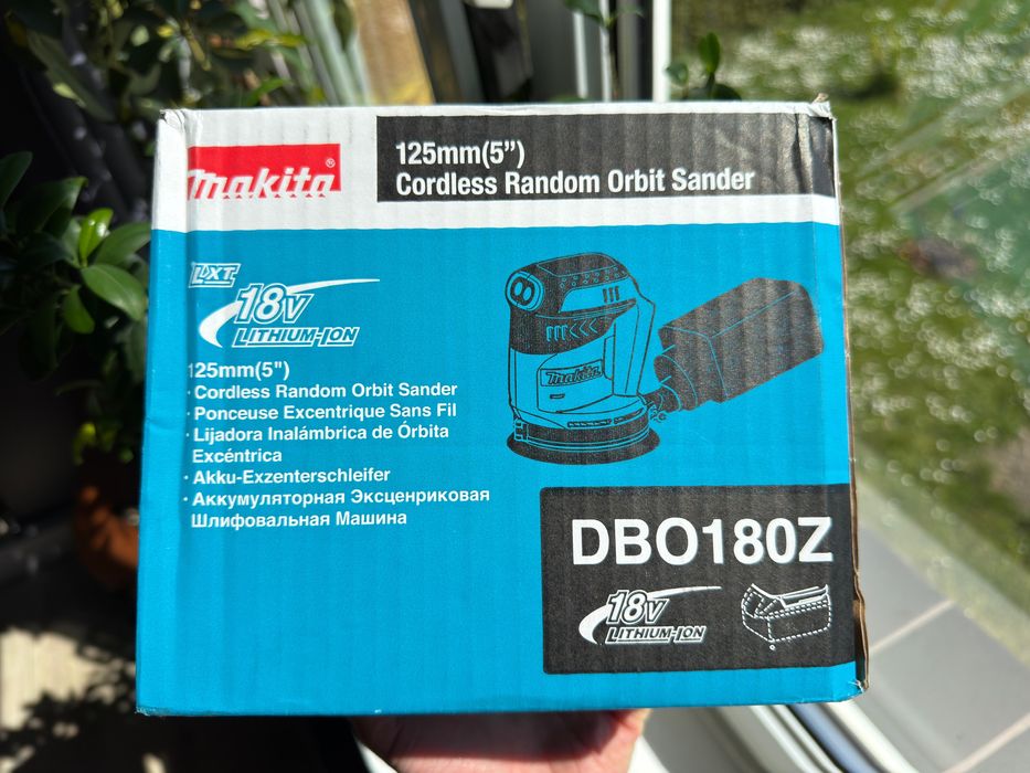 MAKITA Szlifierka mimośrodowa akumulatorowa 300W 18V DBO180Z TOMI-TECH