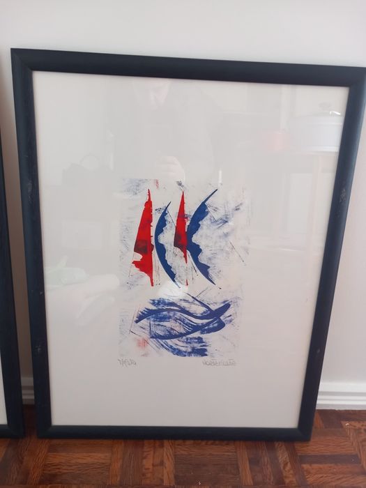 Quadro - tecni a mista- horta e costa.