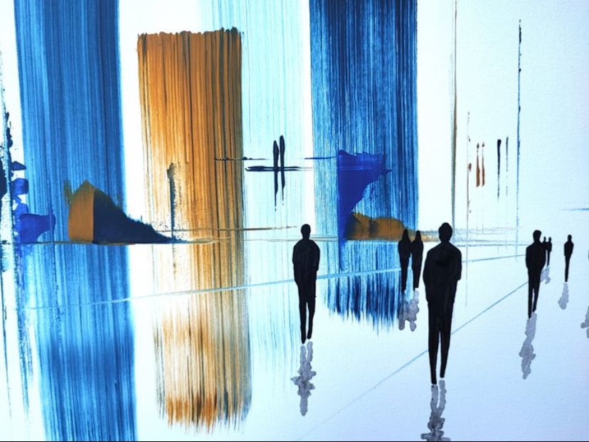 Quadro Giancarlo Marcucci - visione urbana