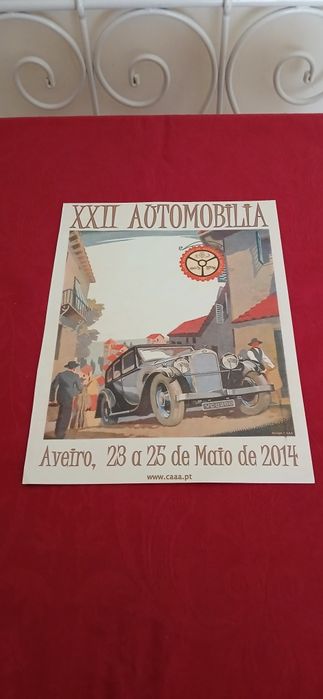 Cartaz XXII Automobilia Aveiro de 2014