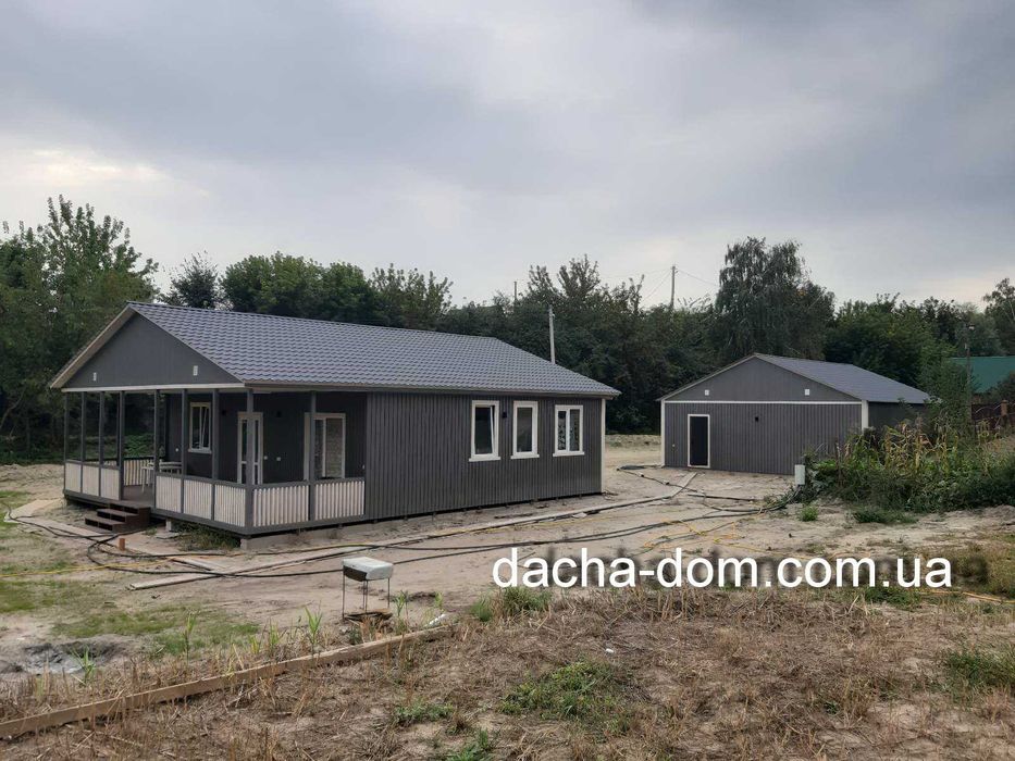Каркасные дачные домики! От 3500 грн. м/кв. И зимой.