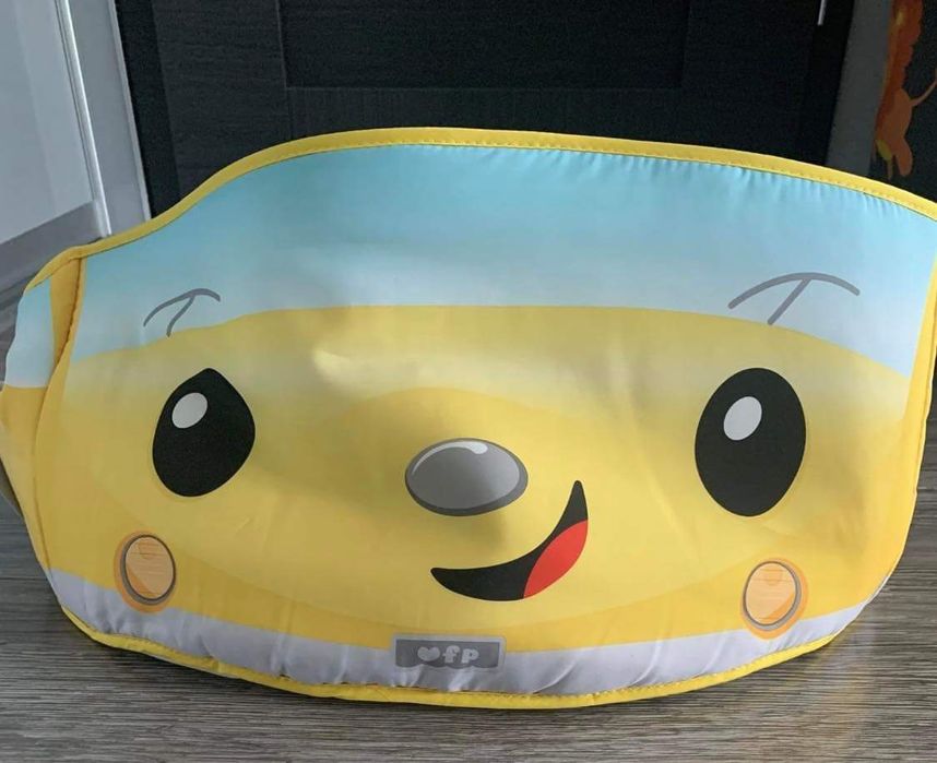 Fisher Price mata edukacyjna wesoły samochodzik 3w1