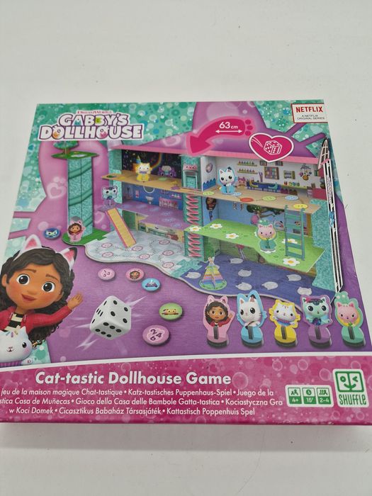 Gra Koci Domek Gabi Kociastyczna Gra Planszowa 3D dla dzieci +4 lata