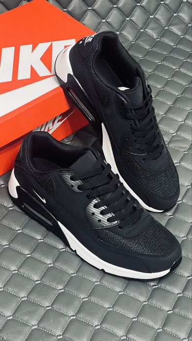 Мужские кроссовки Найк 90 Nike Air Max 90 premium nubuk