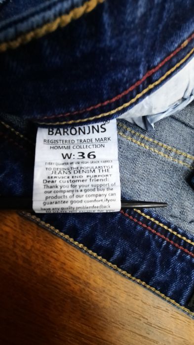 Джинси чоловічі класичні W36(52)сині Туреччина