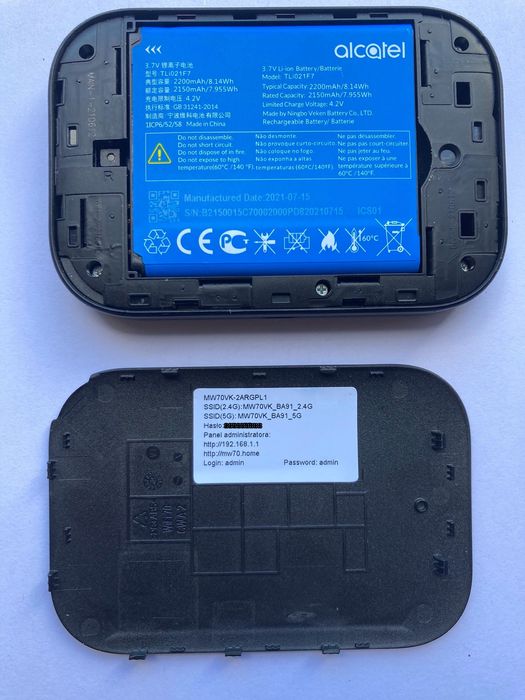 Alcatel TCL MW70VK