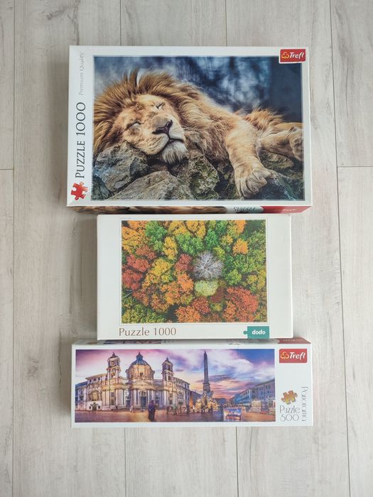 Набір пазлів 500 та 1000 елементів Trefl, Dodo – гарний стан