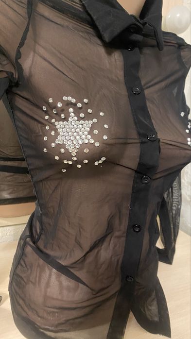 Сітка з камінням Сваровськи