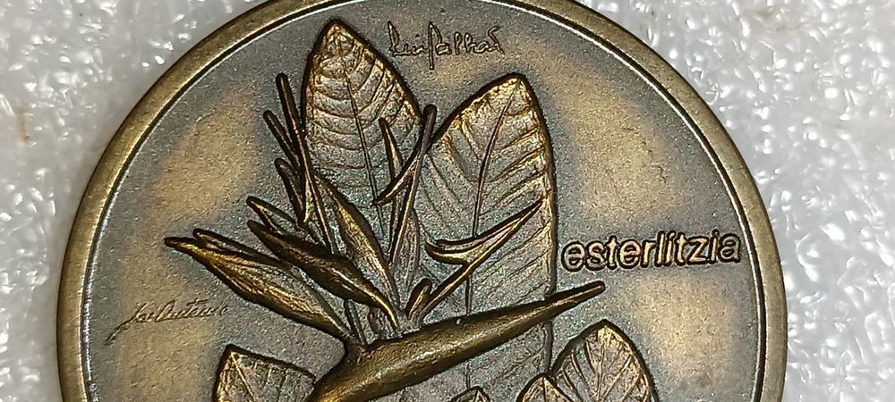 Rara Medalha Flora do Arquipélago Esterlitzia