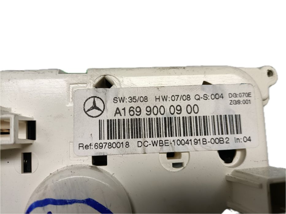 Comando chauffage / sofagem MERCEDES-BENZ Classe B (W245)