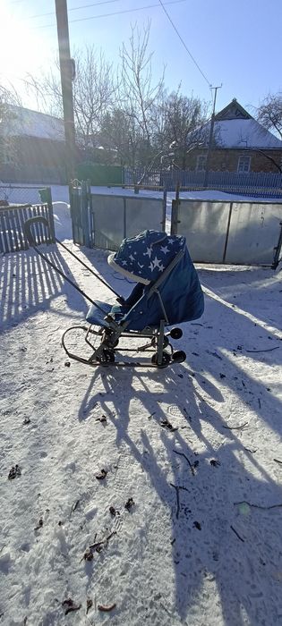 Санки - коляска б/в в гарному стані