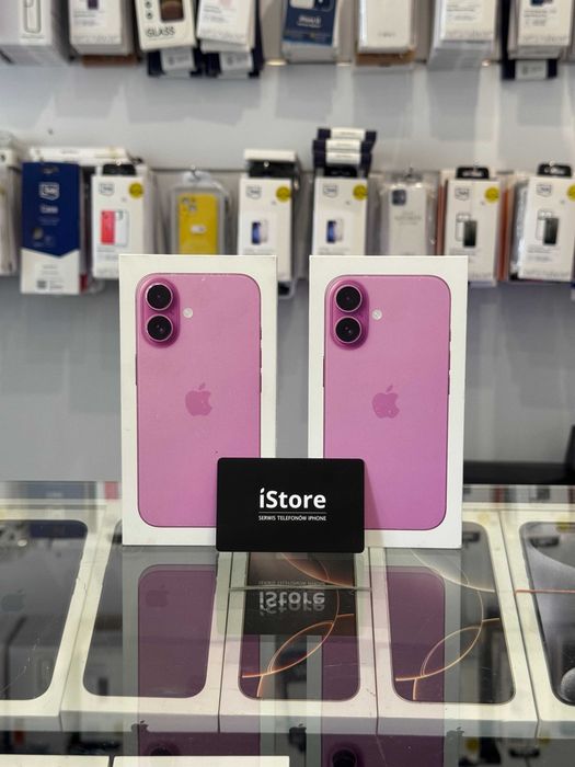 NOWY • iPhone 16 • 128 GB • Pink • GWARANCJA • różowy • RATY !!!