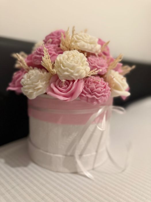 Bukiet sojowych świec zapachowych