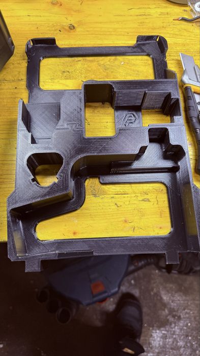 Molde para caixa milwaukee packout para m12 berbequim e impacto