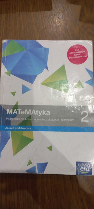 Matematyka 2 podręcznik zakres podstawowy
