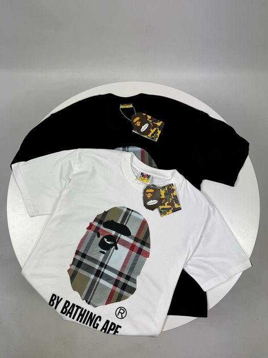 Футболка Bape Barbory бейп колаба з барбері  класична біла та чорна в усіх розмірах є у наявності S M LXL XXL