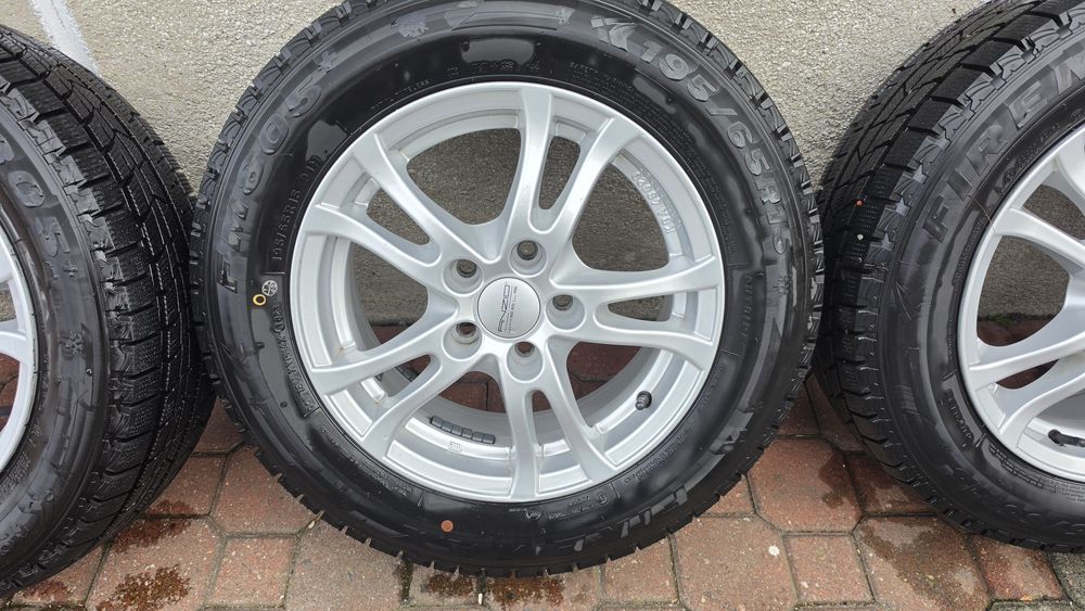 Nowe Felgi Anzio 15" 5x108 z oponami Firemax FM805+