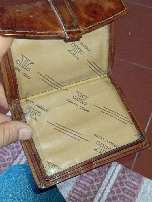 Carteira em Cabedal Puro da JL Joseph Louis em estado nova