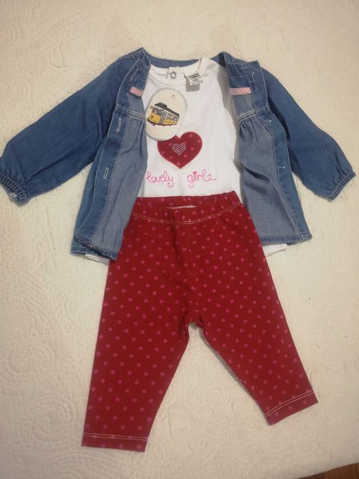 Conjunto menina novo com etiqueta